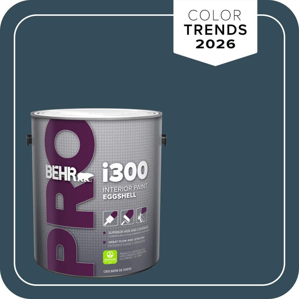 BEHR PRO 1 gal. #HDC-CL-28 Nocturne Blue Eggshell Interior Paint (1)