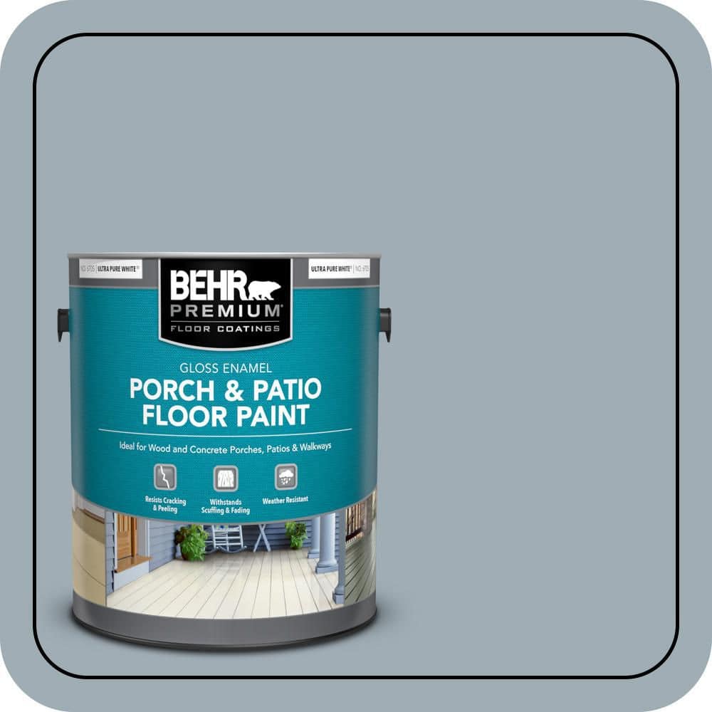 BEHR PREMIUM 1 gal. #MS-72 Biscayne Bay Gloss Enamel Interior/Exterior Porch and Patio Floor Paint