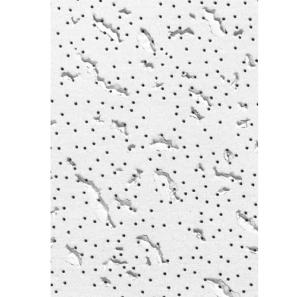 USG Ceilings 2 ft. x 4 ft. Fifth Avenue White Square Edge Lay-In Ceiling Tile, case of 4 (32 sq. ft.) (2)