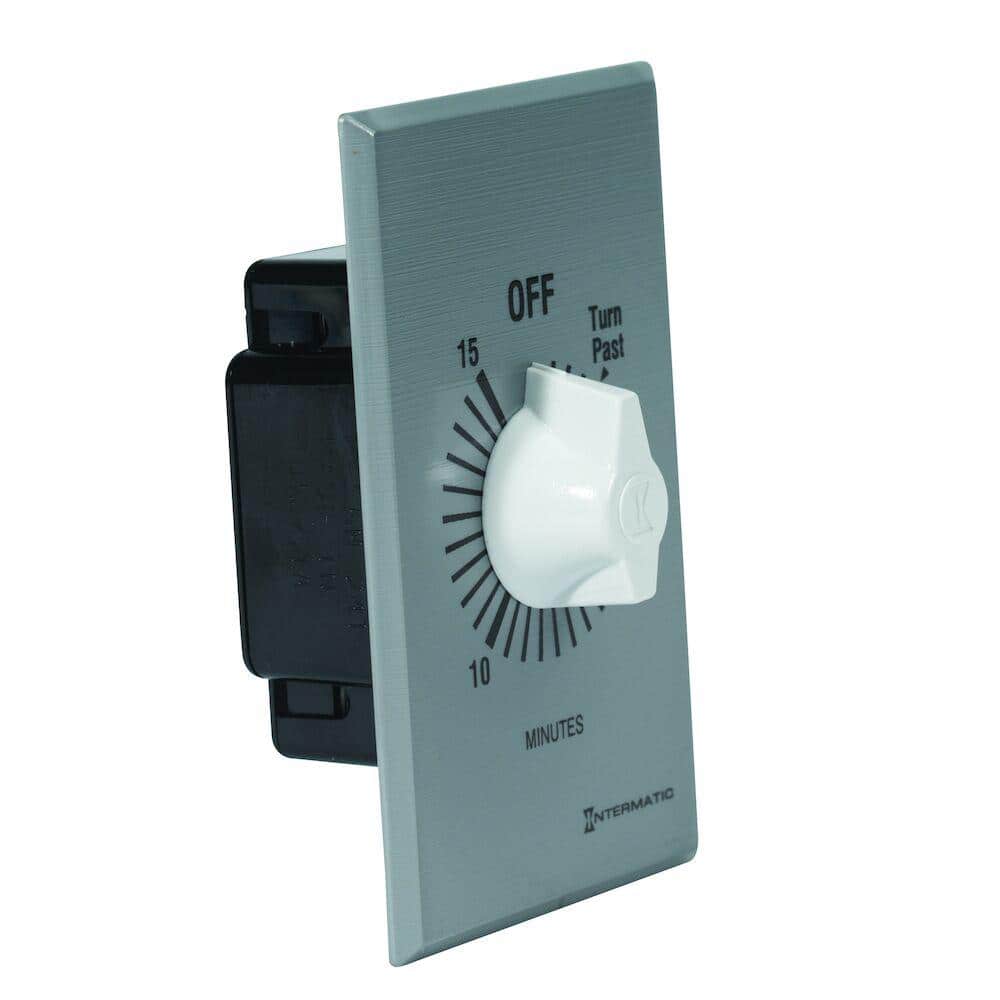 Intermatic 20 Amp 15-Minute Spring Wound In-Wall Timer- Silver (2)