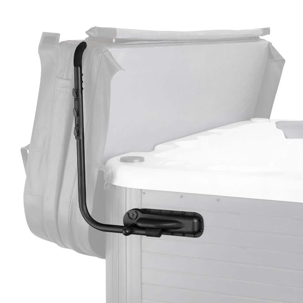 VEVOR Hot tub Cover Lift Spa Cover Lift Bidet Seat for adults Bowl/Seat Shape Non- Electric Waterless Toilet in Black (1)
