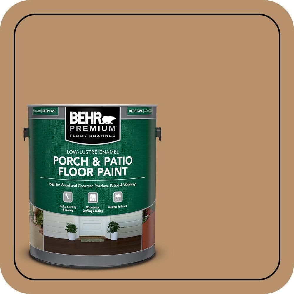 BEHR PREMIUM #S280-5 Textured Low-Lustre Enamel Interior/Exterior Porch and Patio Anti-Slip Floor Paint (1)