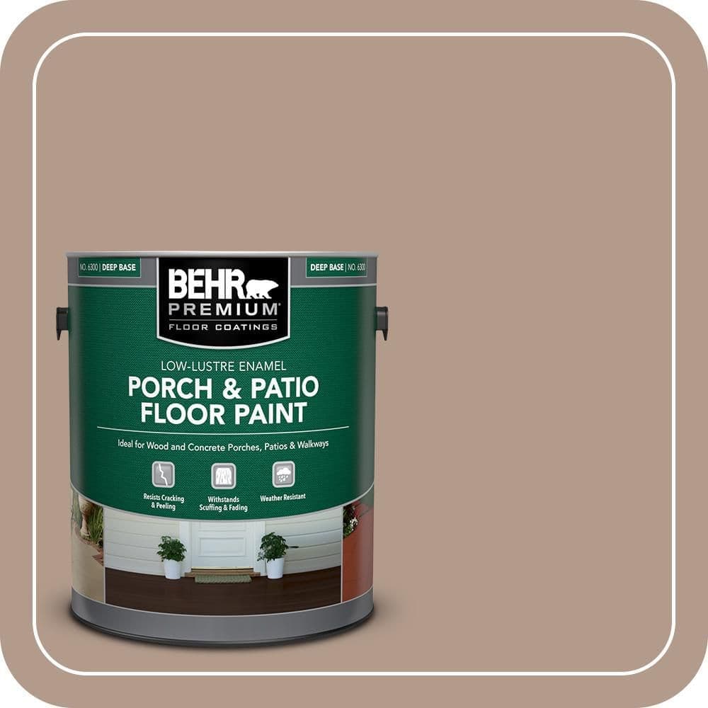 BEHR PREMIUM #SC-160 Low-Lustre Enamel Interior/Exterior Porch and Patio Floor Paint (1)