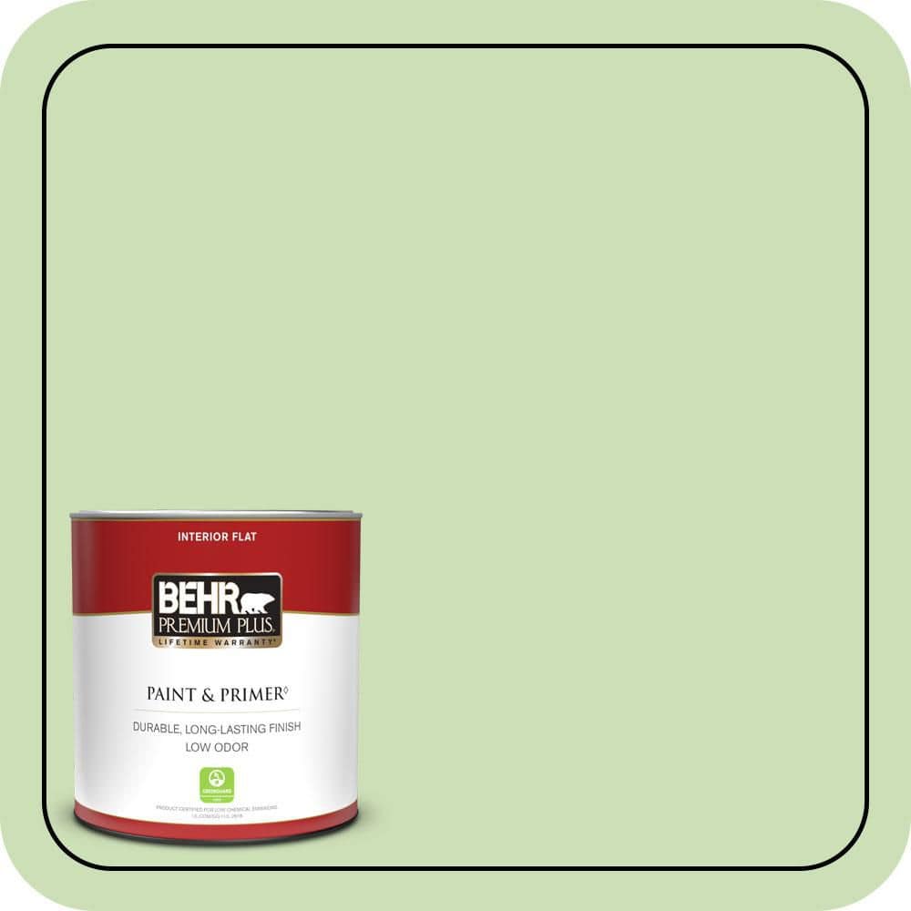 BEHR PREMIUM PLUS #430C-3 Peridot Enamel Interior/Exterior Paint & Primer Color Sample (1)