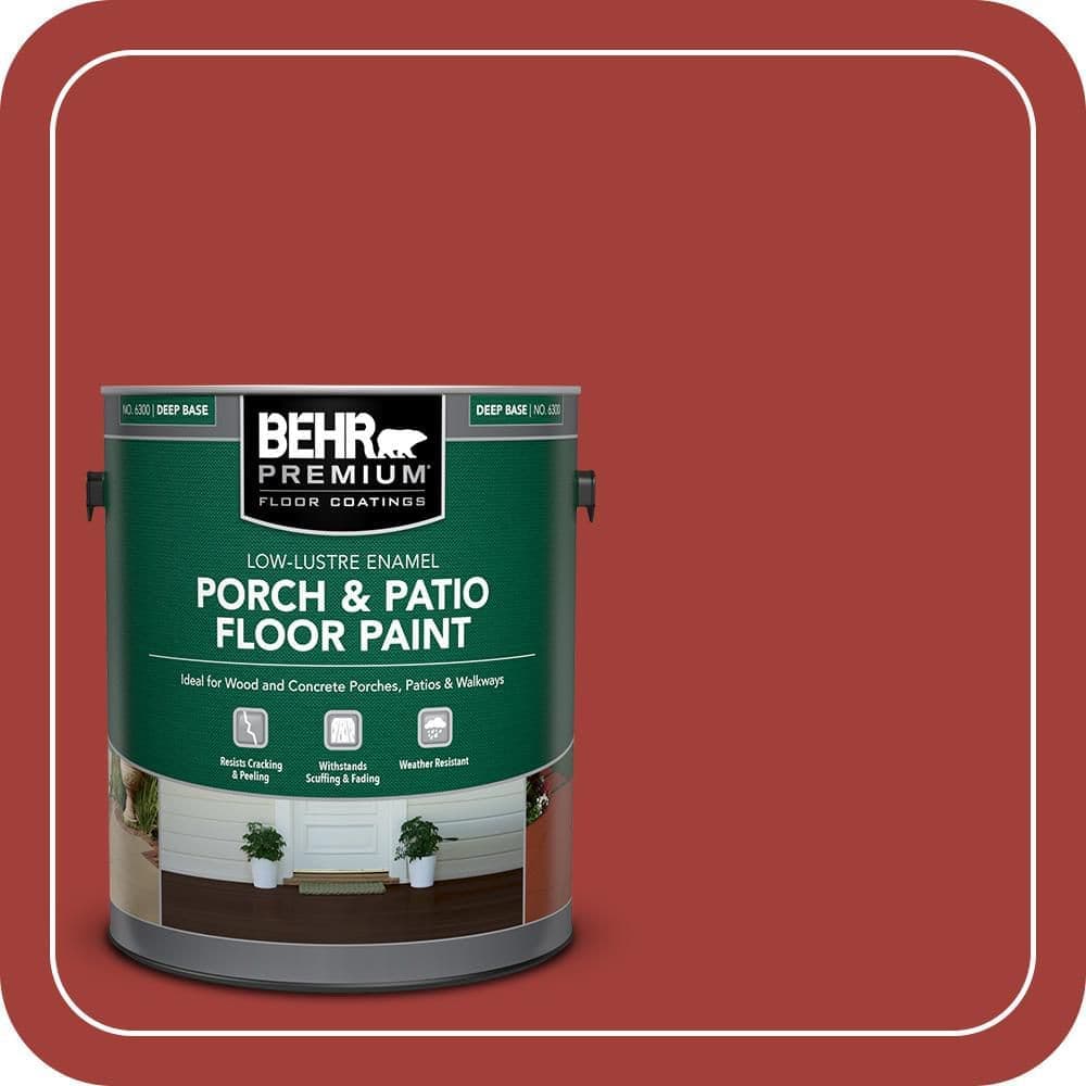 BEHR PREMIUM #PPU2-16 Textured Low-Lustre Enamel Interior/Exterior Porch and Patio Anti-Slip Floor Paint (1)