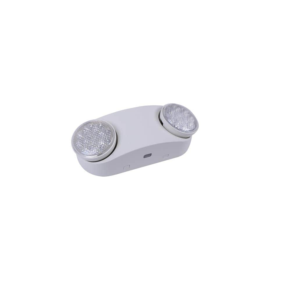 Commercial Electric 1-Pack Oval 11-Watt Equivalent Integrated LED White Emergency Light with Ni-Cad 3.6-Volt Battery (3)