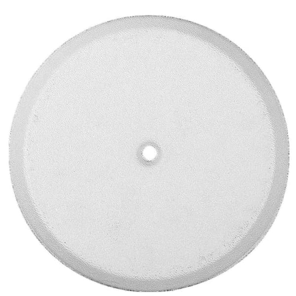 Everbilt 4 in. Plastic Flat Cleanout Cover Plate in White (2)