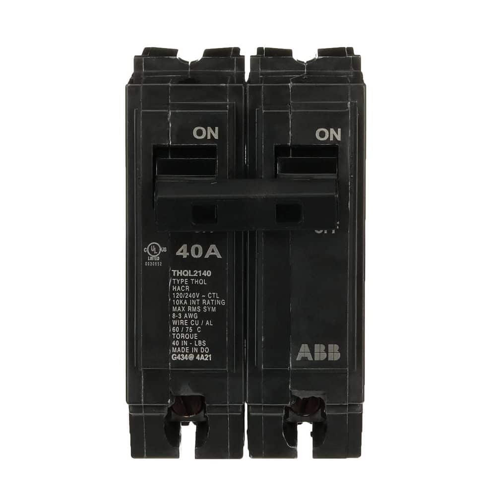ABB 40 Amp 1 in. Double-Pole Circuit Breaker (THQL2140A) (1)