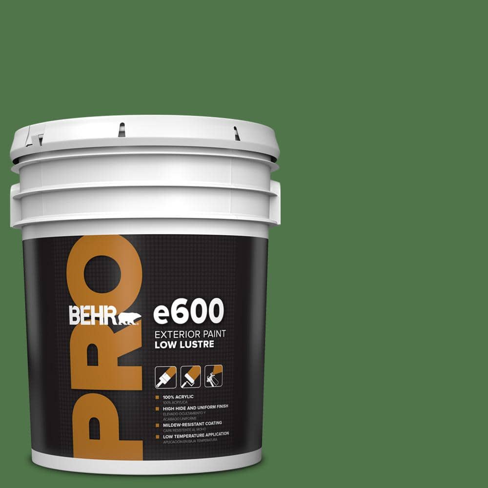 BEHR PRO 5 gal. #MQ4-49 Emerald Forest Low Luster Exterior Paint