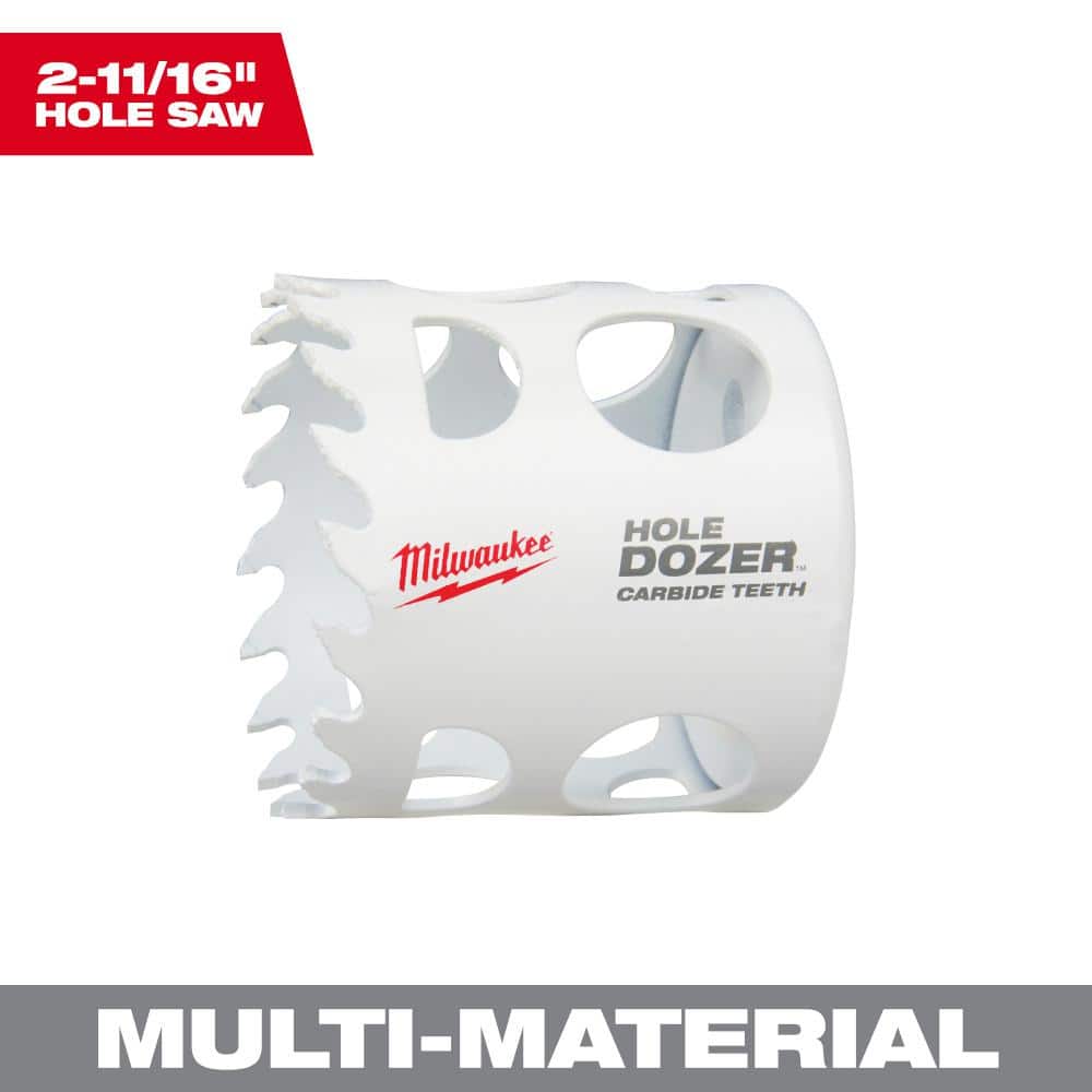 Milwaukee 2-11/16 in. Hole Dozer Carbide Hole Saw