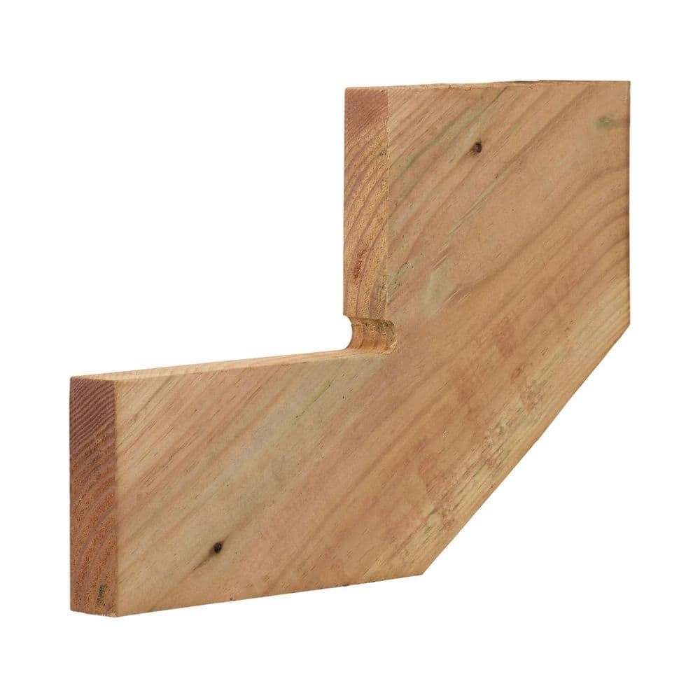 ProWood 5-Step Pressure-Treated Cedar-Tone Pine Stair Stringer
