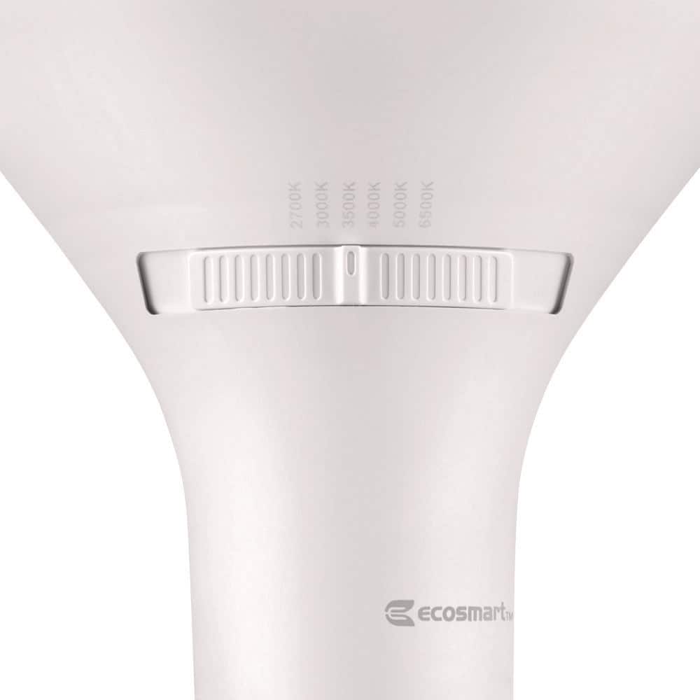 EcoSmart Universal Select 75/90/120-Watt Equivalent BR40 Dimmable LED Flood Light Bulb with Selectable Color Temperature (4-Pack) (4)