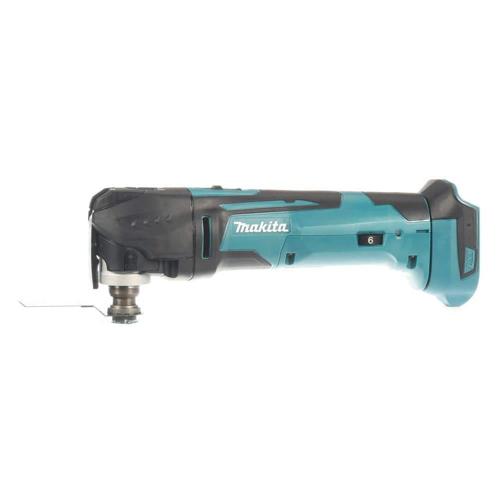Makita 18V LXT Lithium-Ion Cordless Variable Speed Oscillating Multi-Tool (Tool-Only) With Blade and Accessory Adapters (2)