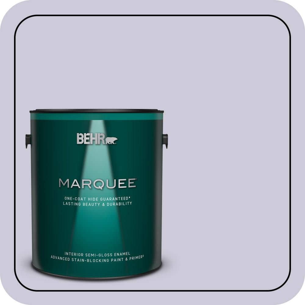 BEHR MARQUEE 1 gal. #S570-2 Magic Scent Semi-Gloss Enamel Interior Paint & Primer