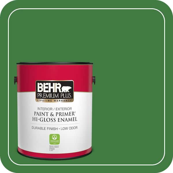 BEHR PREMIUM PLUS #M390-7 Hills of Ireland Enamel Interior/Exterior Paint & Primer Color Sample (3)