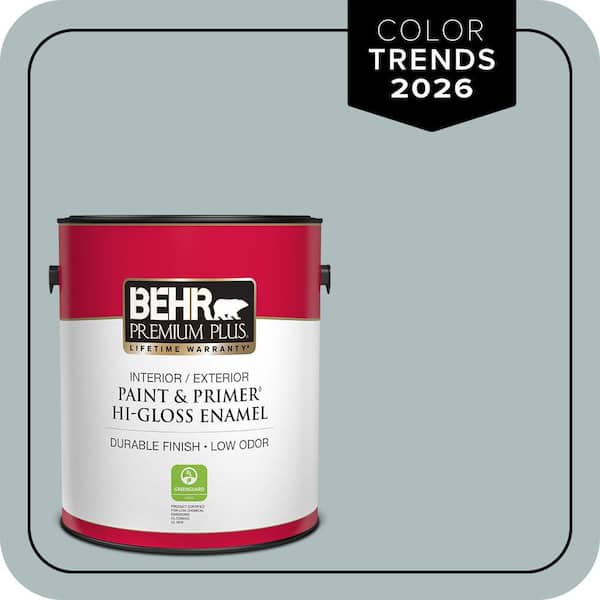 BEHR PREMIUM PLUS Home Decorators Collection #HDC-CT-26 Watery Enamel Low Odor & Primer (3)
