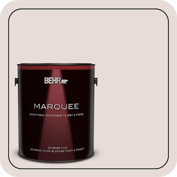 BEHR MARQUEE 1 gal. #PR-W11 Patience Flat Exterior Paint & Primer (2)