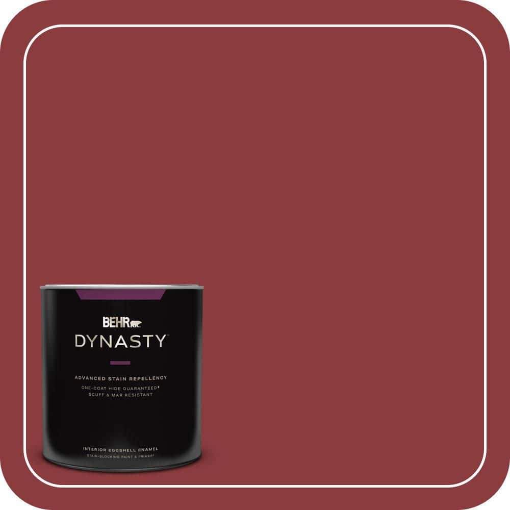BEHR DYNASTY 1 qt. #PMD-22 Ripe Currant Eggshell Enamel Interior Stain-Blocking Paint and Primer