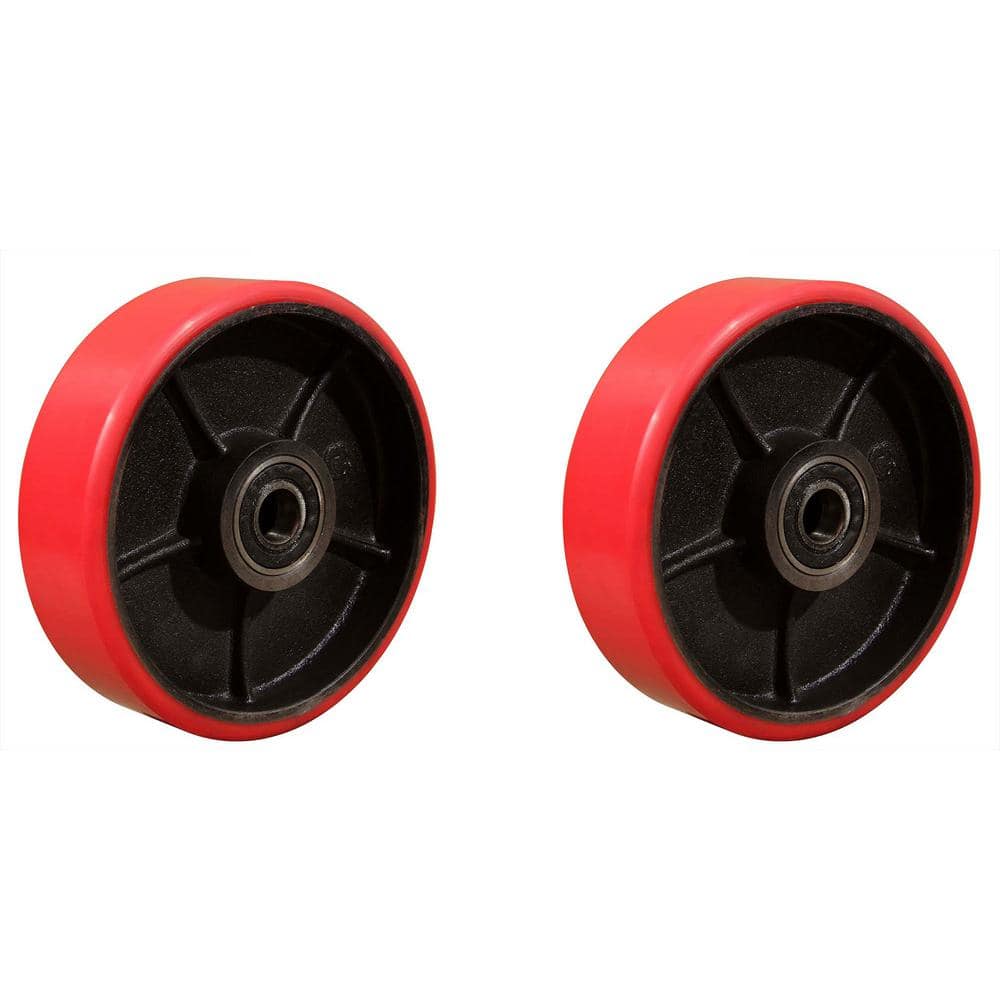 Eoslift Standard EOS13 Replacement Pallet Jack Steering Wheel Set, 7 in. Diameter x 2 in. Hub Length x 20 mm ID