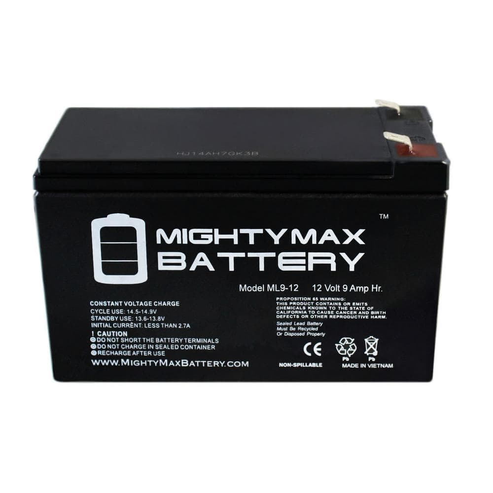 MIGHTY MAX BATTERY 12-Volt 9AH Battery for Razor EcoSmart Metro Electric Scooter - 2 Pack (3)