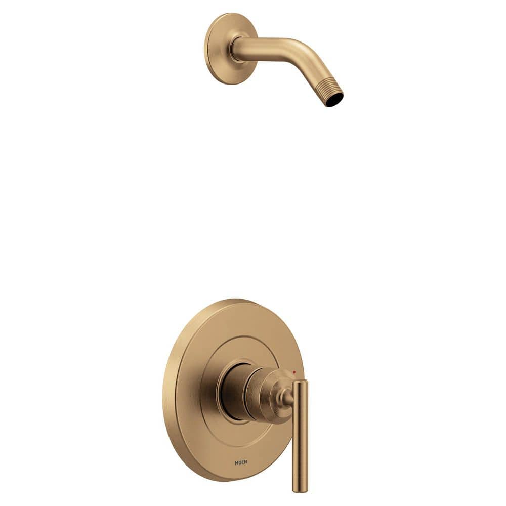 MOEN Gibson M-CORE 2-Series 1-Handle Shower Trim Kit in Bronzed Gold (Valve and Showerhead Sold Separately) (1)