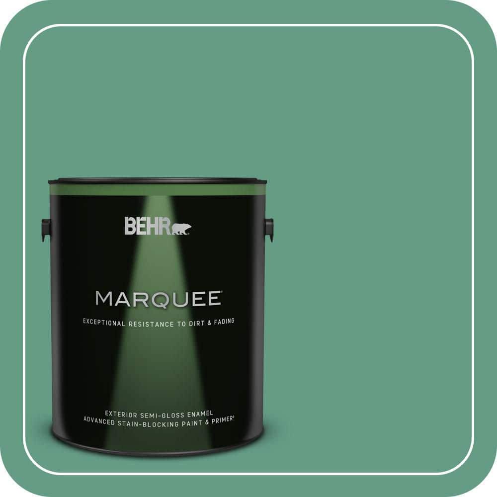 BEHR MARQUEE 1 gal. #480D-5 Scotch Lassie Semi-Gloss Enamel Exterior Paint & Primer
