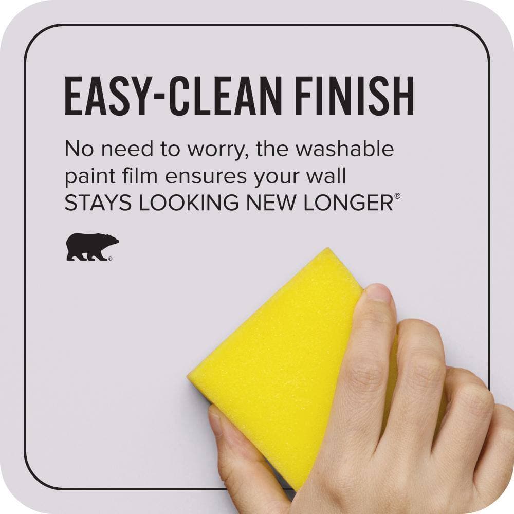 BEHR ULTRA 1 gal. #PR-W01 Mystical Mist Extra Durable Flat Interior Paint & Primer (4)