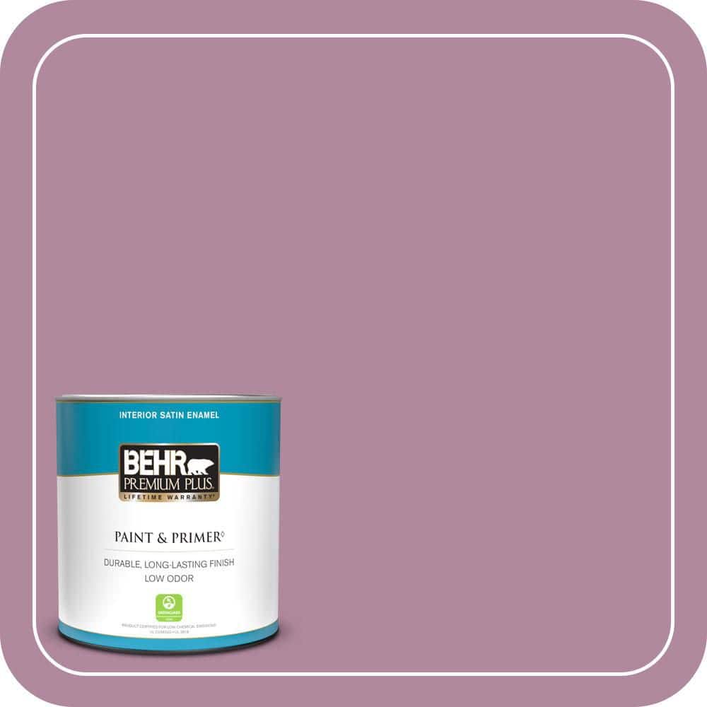 BEHR PREMIUM PLUS #690D-5 Winsome Rose Enamel & Primer Color Sample (1)