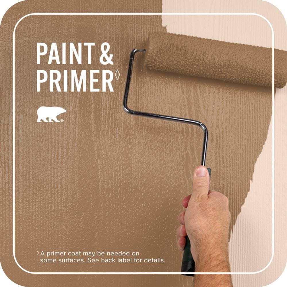 BEHR PREMIUM PLUS 1 qt. #S270-7 Antique Penny Satin Enamel Exterior Paint & Primer (3)
