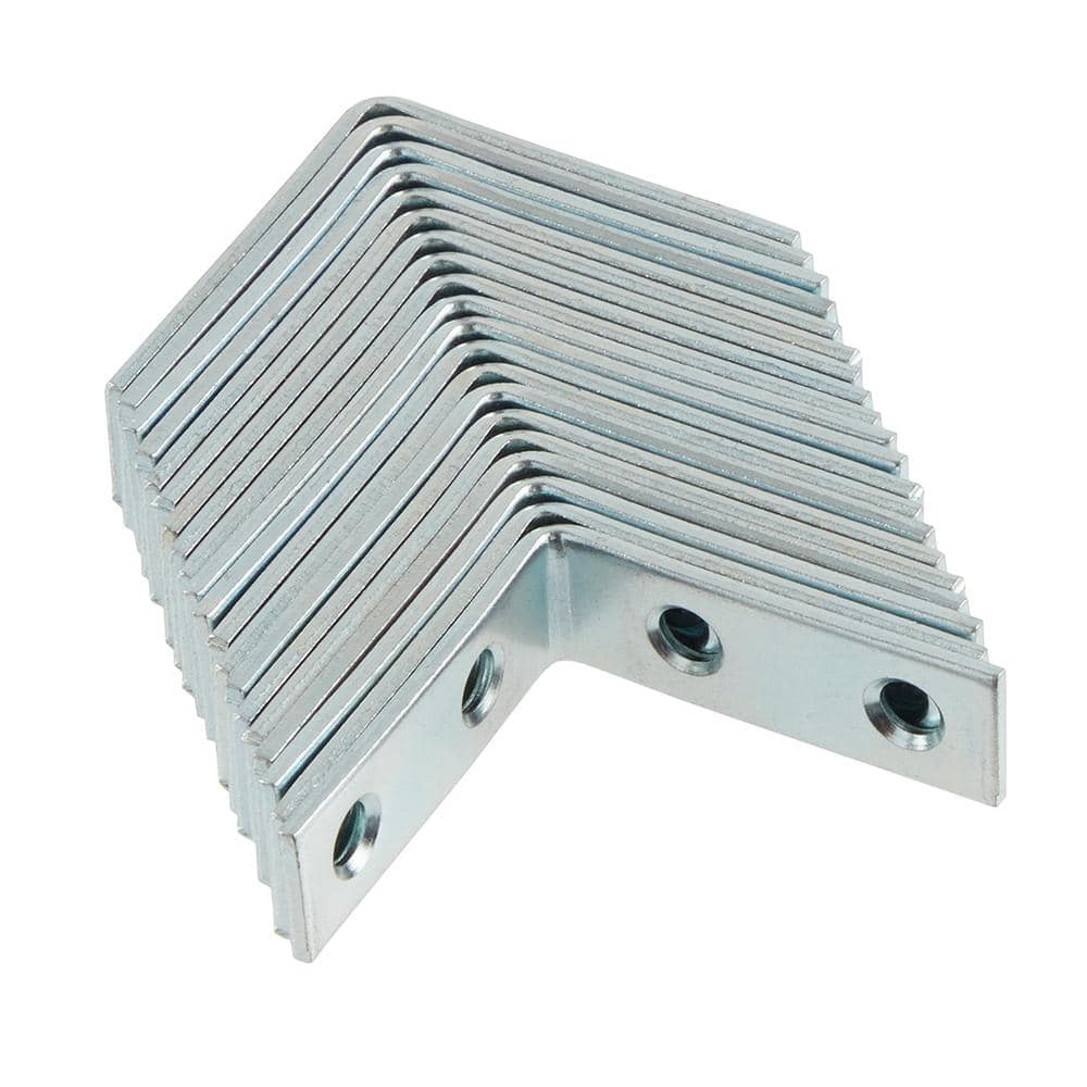 Everbilt (20-Pack) 1-1/2 in. Zinc-Plated Corner Brace Value-Pack) (2)