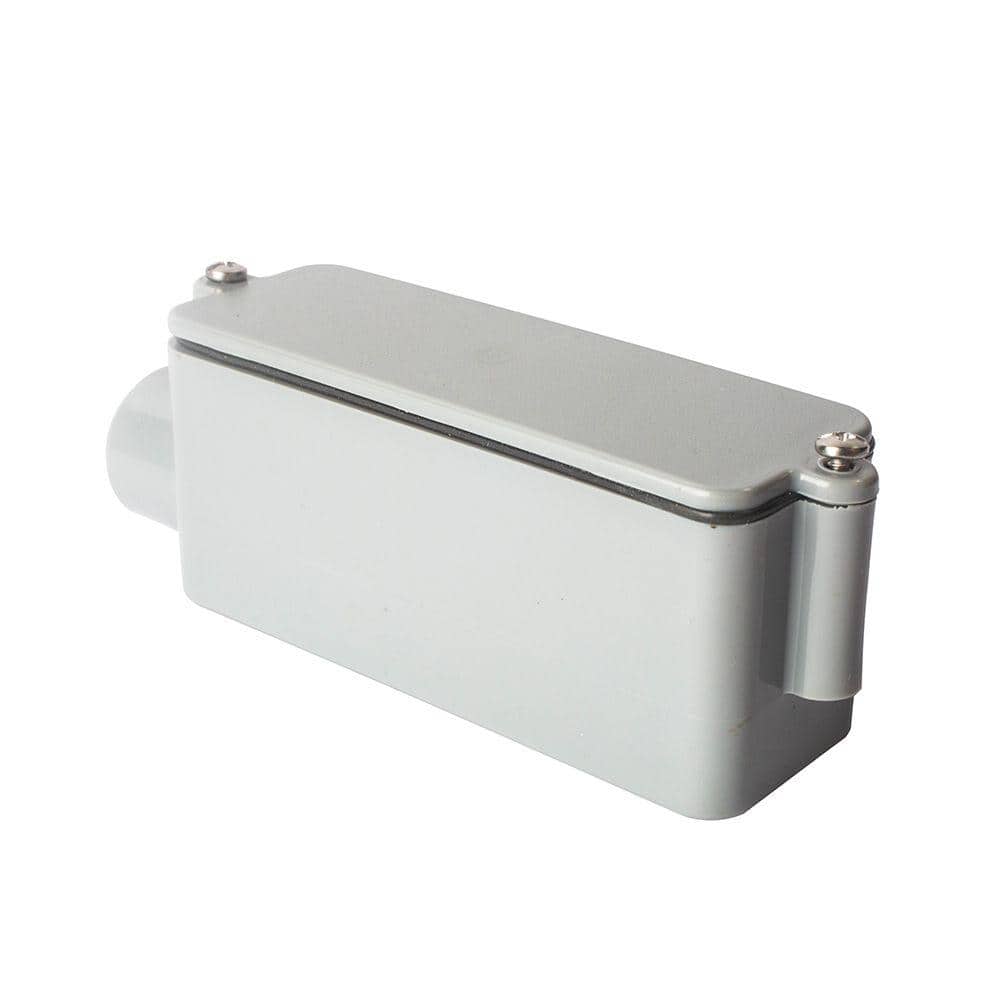 Carlon 3/4 in. Sch. 40 and 80 Electrical PVC Type-LR Conduit Body (E985E-4-HD) (3)