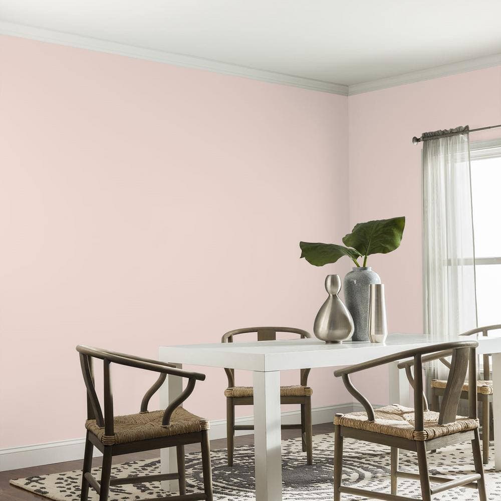 Glidden Diamond 1 gal. PPG1062-2 Coral Cream Eggshell Interior Paint with Primer (4)