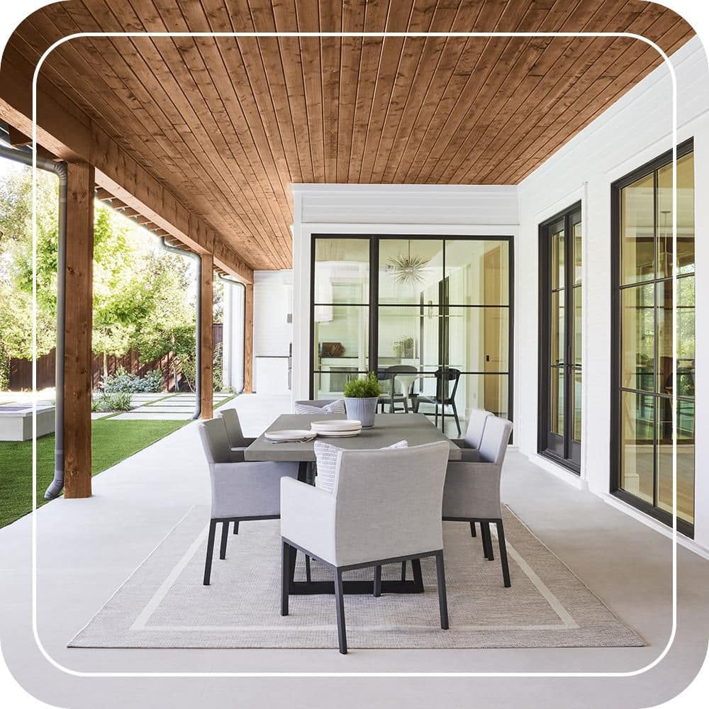 BEHR PREMIUM 1 gal. #ST-147 Castle Gray Semi-Transparent Waterproofing Exterior Wood Stain and Sealer (3)