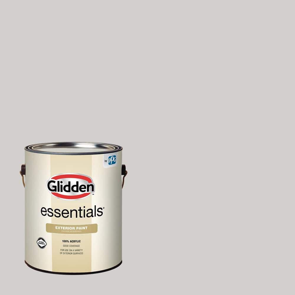 Glidden Essentials 1 gal. PPG1005-2 Elusion Satin Exterior Paint
