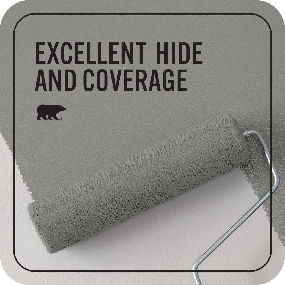 BEHR PREMIUM PLUS Home Decorators #HDC-AC-19 Grant Gray Enamel EcoMix Plant-Based & Primer (2)