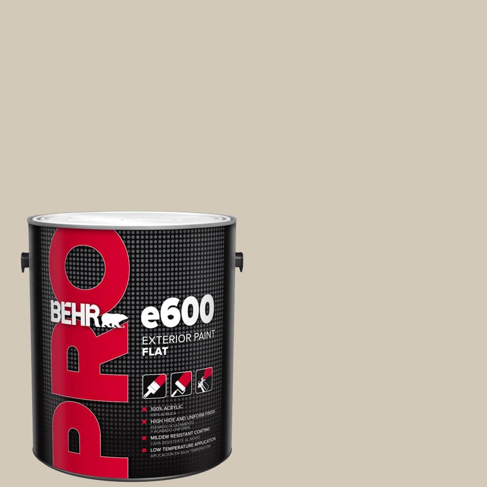 BEHR PRO 1 gal. #750C-3 Sandstone Cliff Flat Exterior Paint