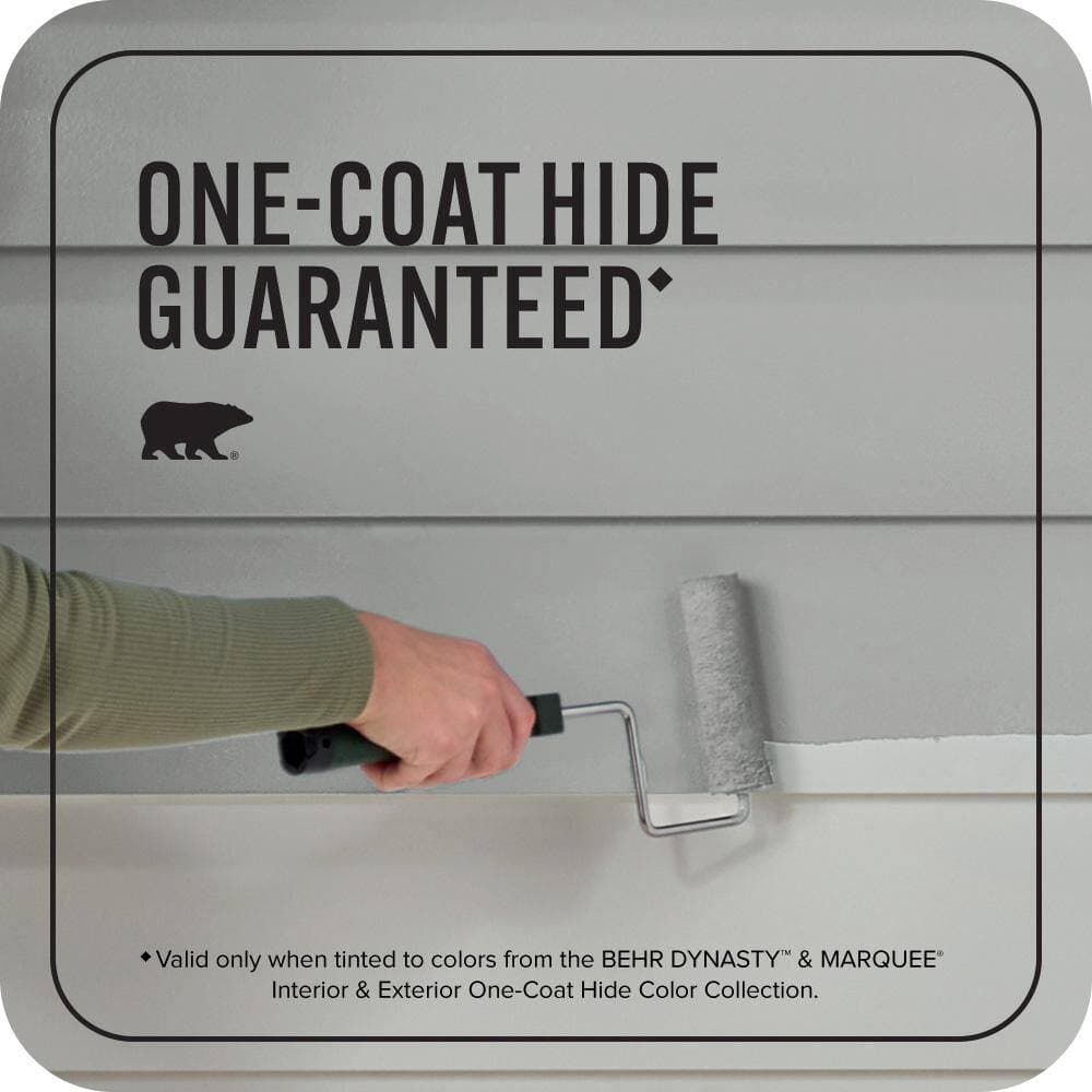 BEHR MARQUEE 5 gal. #PPU25-04 Sharkskin Suit Flat Exterior Paint & Primer (3)