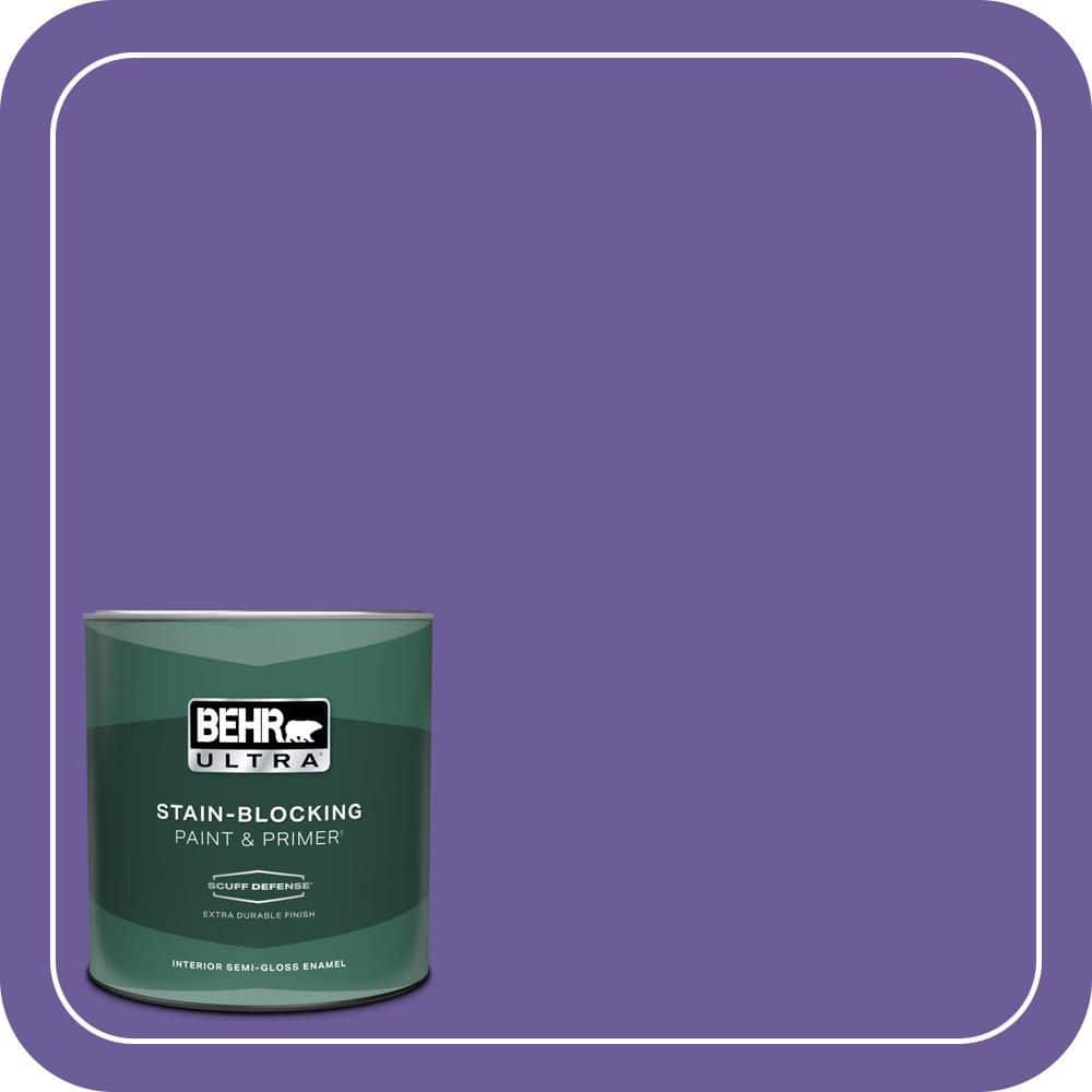 BEHR ULTRA 1 qt. #P560-6 Just a Fairytale Extra Durable Semi-Gloss Enamel Interior Paint & Primer