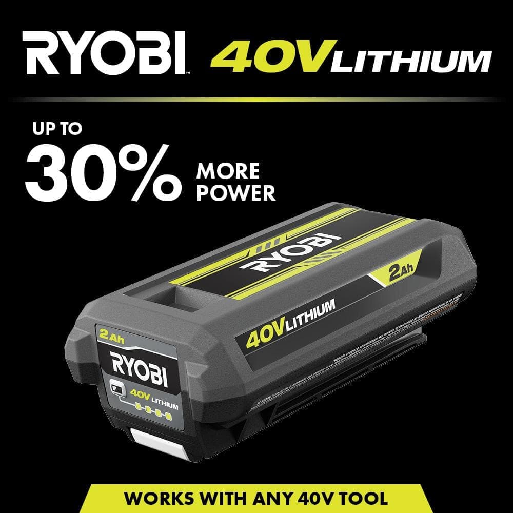 RYOBI 40V Lithium-Ion 0 Ah Battery (2)