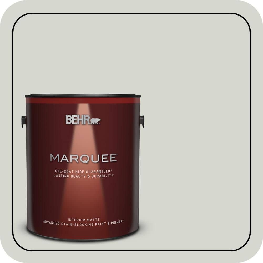 BEHR MARQUEE 1 gal. #N380-1 Mortar Matte Interior Paint & Primer