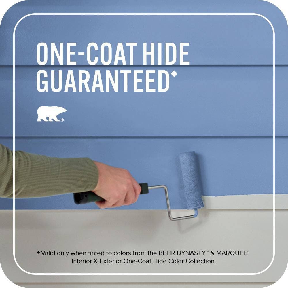BEHR MARQUEE 5 gal. #MQ5-46 Debutante Ball Flat Exterior Paint & Primer (3)
