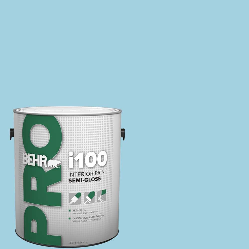 BEHR PRO 1 gal. #M480-3 Bengal Blue Semi-Gloss Interior Paint