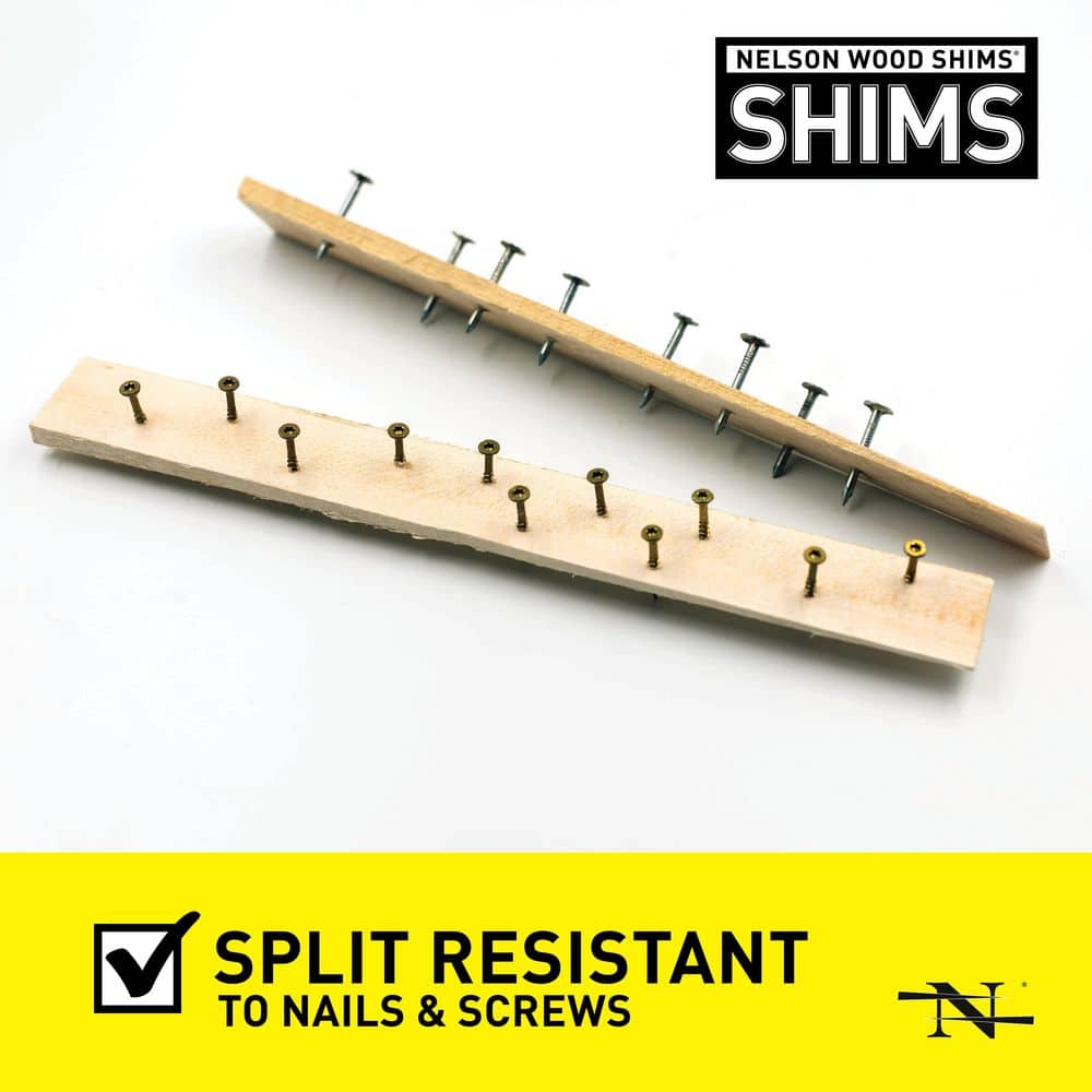 Unbranded 12 in. Contractor Shims 42-Per Bundle (4)