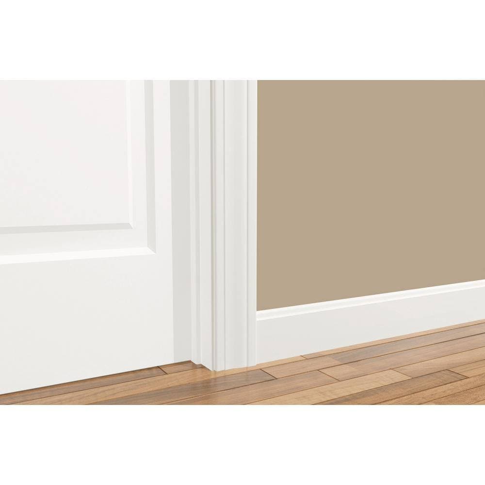 HOUSE OF FARA 3/4 in. D x 3-1/2 in. W x 96 in. L Primed MDF Step Casing Drip Cap Moulding (2)
