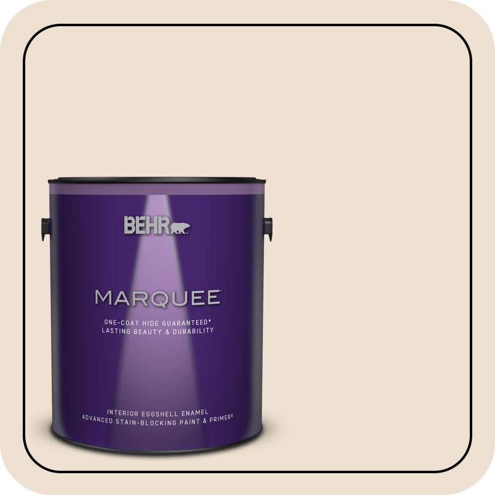 BEHR MARQUEE 1 gal. #PWN-43 Calming Retreat Eggshell Enamel Interior Paint & Primer