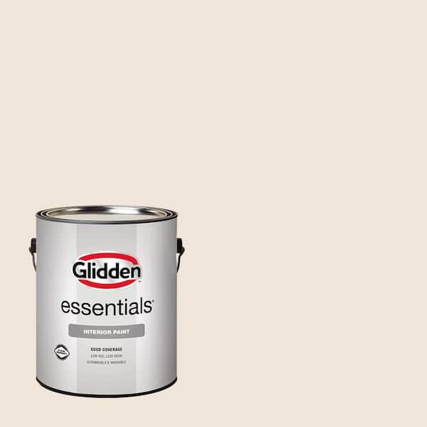 Glidden Essentials 1 gal. PPG1087-2 Pearl Flat Interior Paint