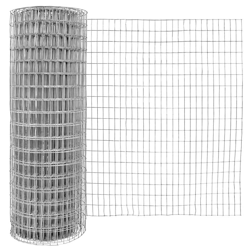 Fencer Wire 3 ft. x 50 ft. 14-Gauge Welded Wire Fence with Mesh 1 in. x 2 in.