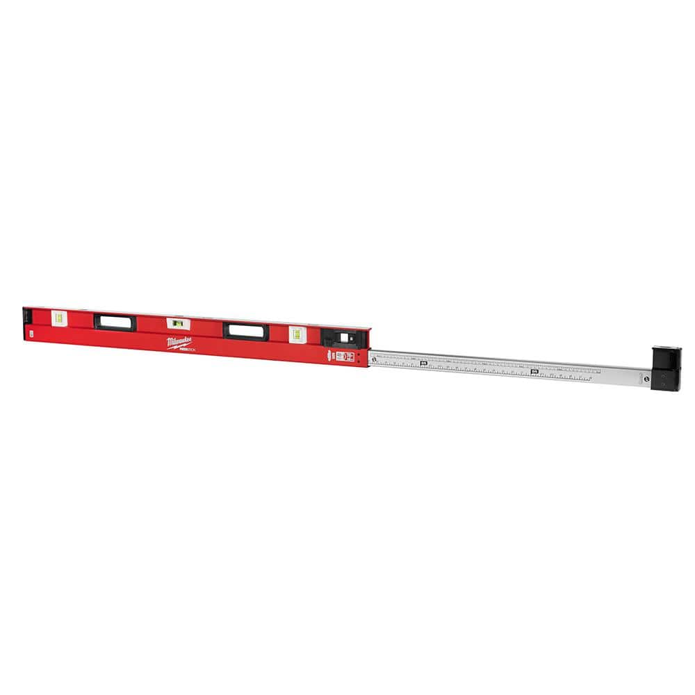Milwaukee 48 in. to 78 in. REDSTICK Expandable Magnetic Box Level (2)