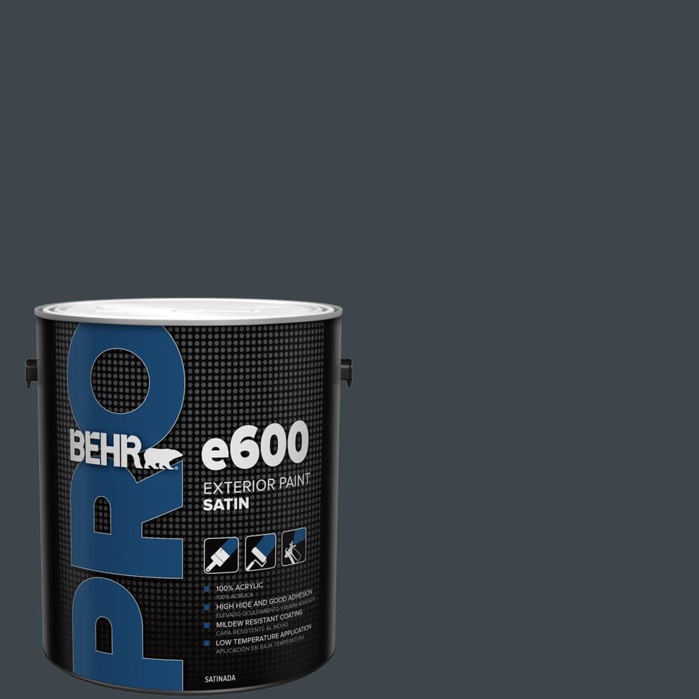BEHR PRO 1 gal. #740F-7 Night Shade Satin Exterior Paint