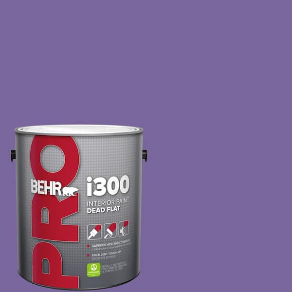BEHR PRO 1 gal. #PPU16-03 Purple Paradise Dead Flat Interior Paint (2)